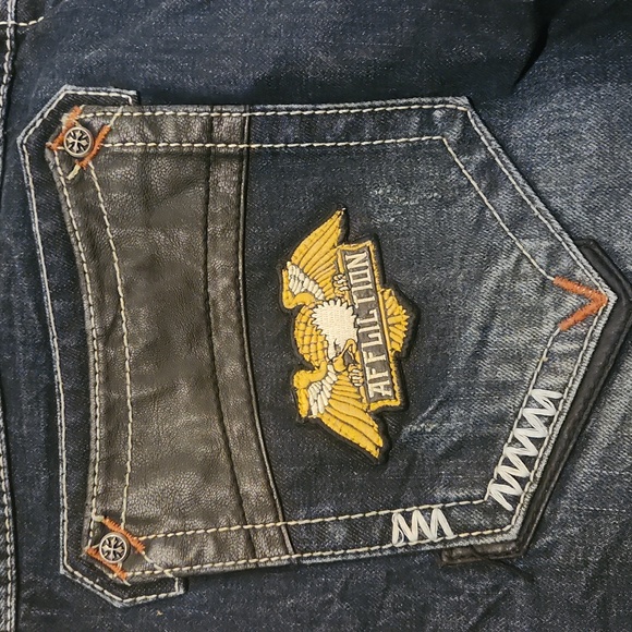 Affliction Ace Vengeance jeans (Code-B114) - Picture 3 of 4